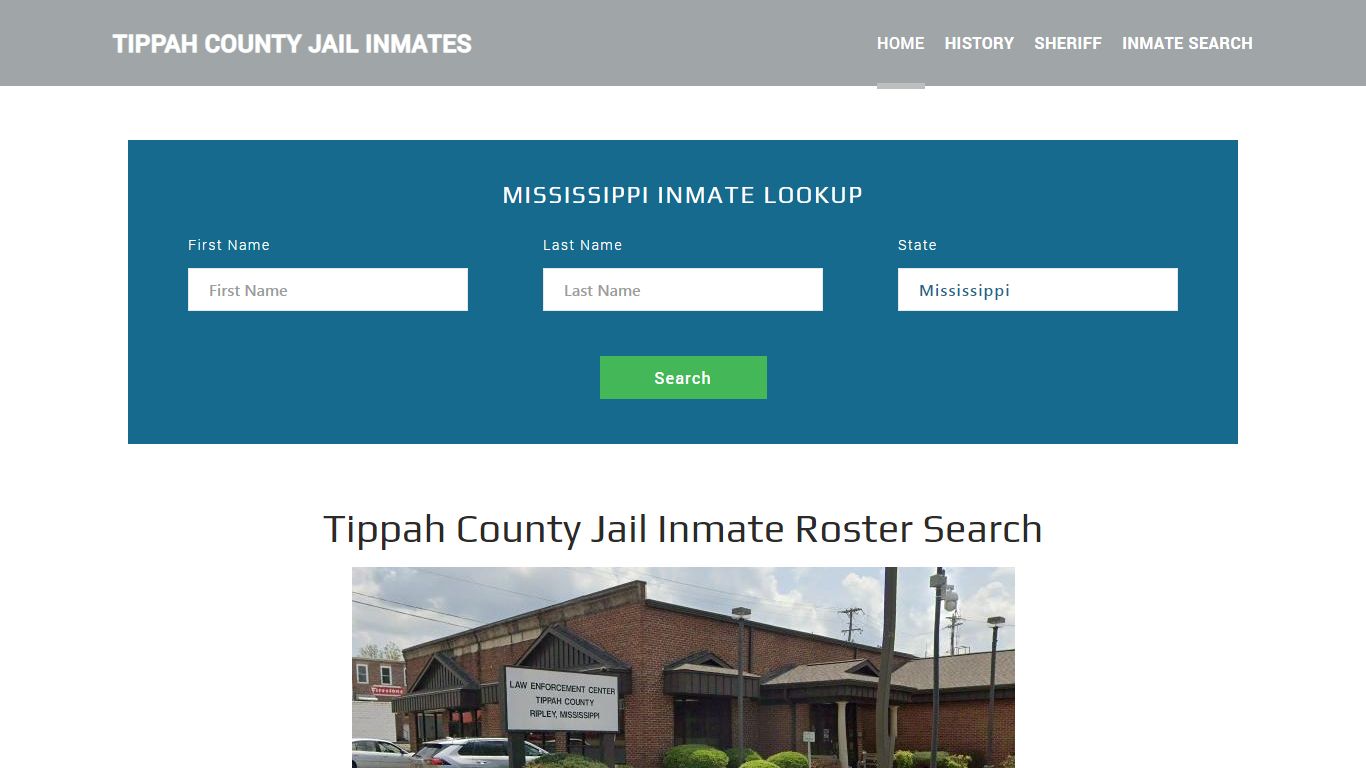 Tippah County Jail Inmate Roster Lookup, Ripley, MS