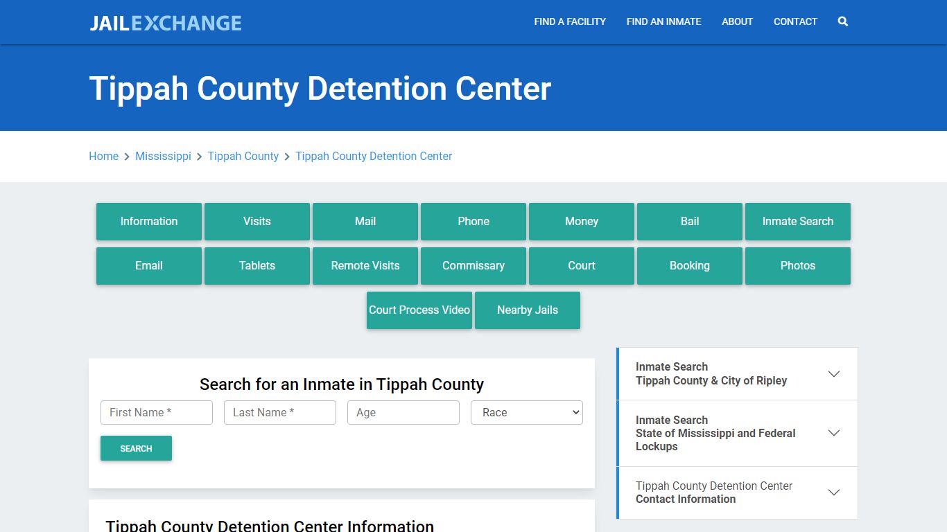 Tippah County Detention Center - Jail Exchange